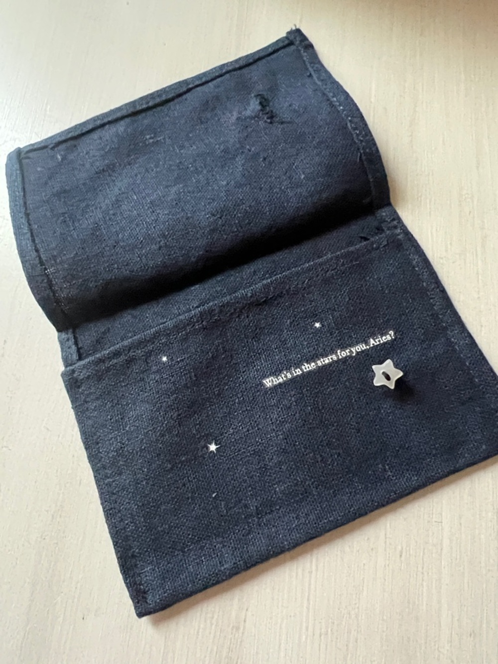 Early 2000’s Aries Constellation Pouch from Anthropologie